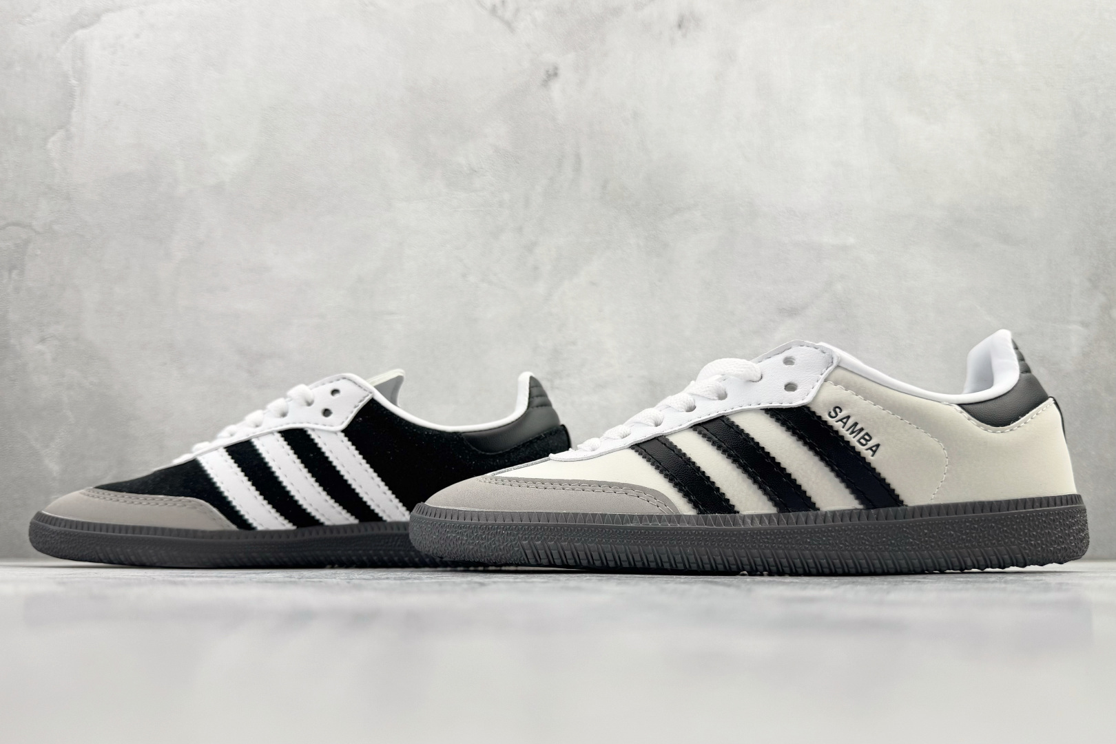 160 出口订单 adidoriginals SAMBA 白黑灰 KJ7595