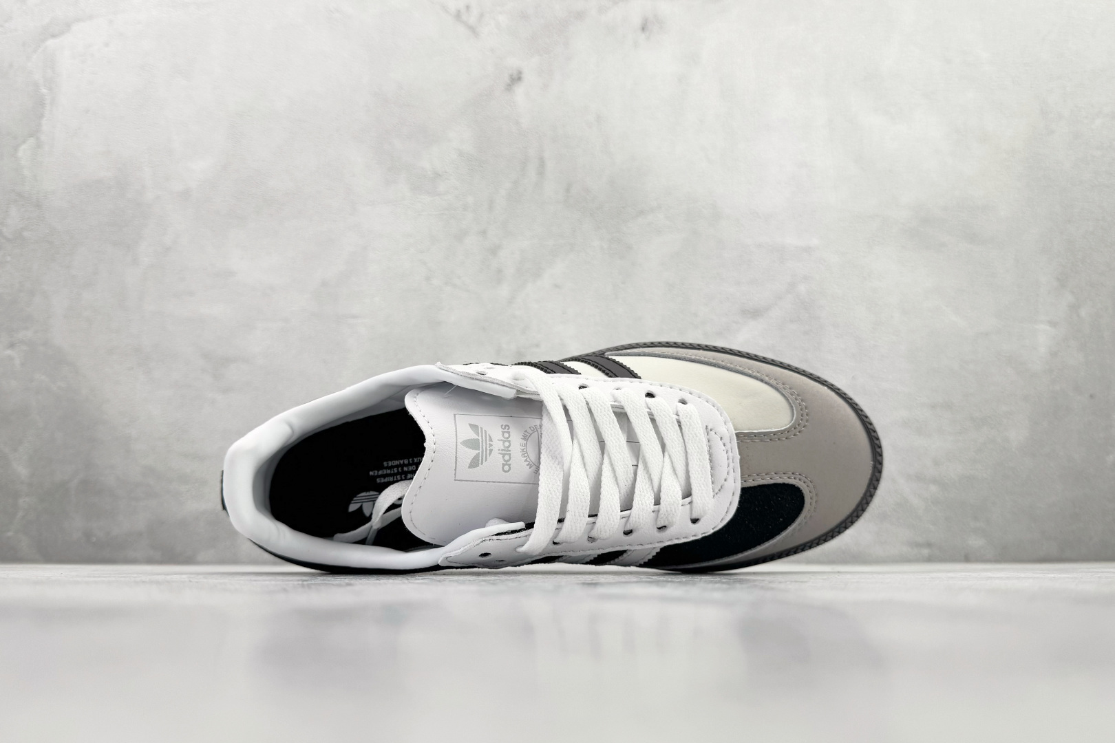160 出口订单 adidoriginals SAMBA 白黑灰 KJ7595
