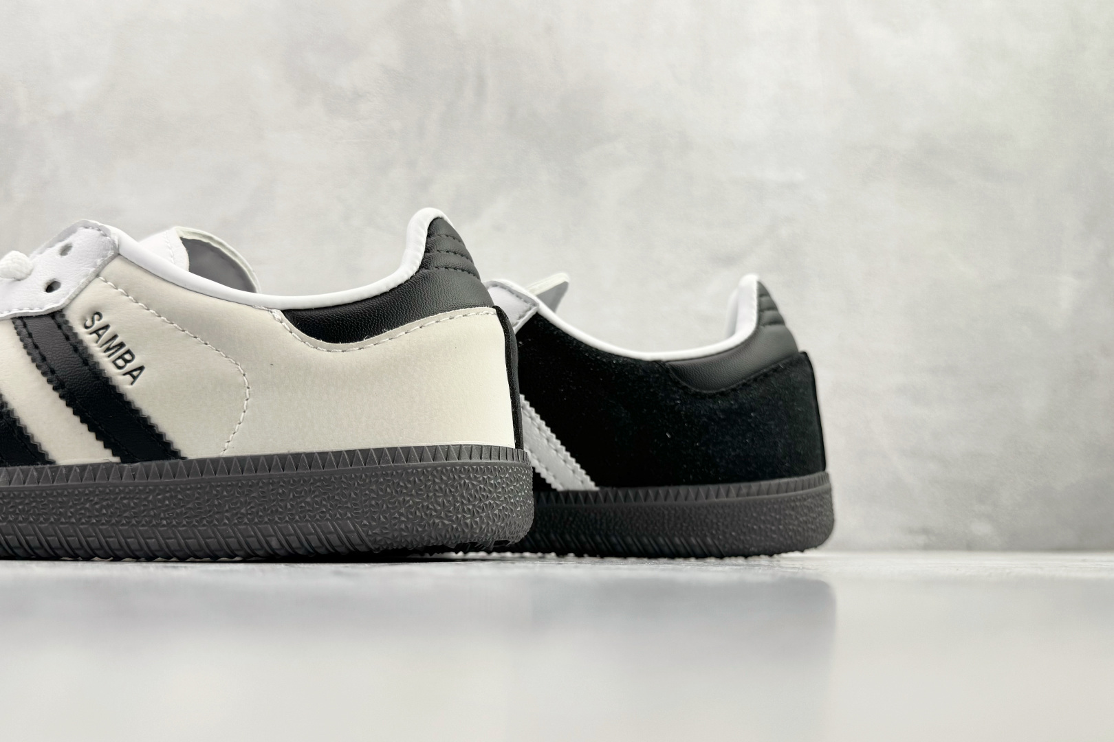 160 出口订单 adidoriginals SAMBA 白黑灰 KJ7595