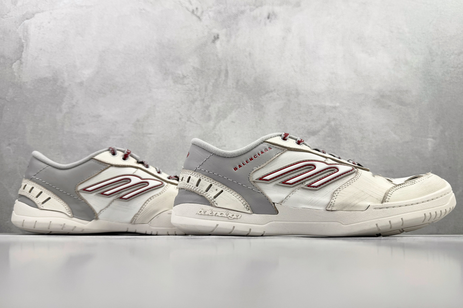 420 最新外贸批次 Balenciaga巴黎世家 Hamptons Worn-Out 白灰 841765WHPLY9160