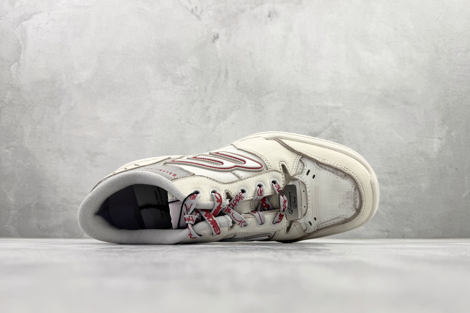 420 最新外贸批次 Balenciaga巴黎世家 Hamptons Worn-Out 白灰 841765WHPLY9160