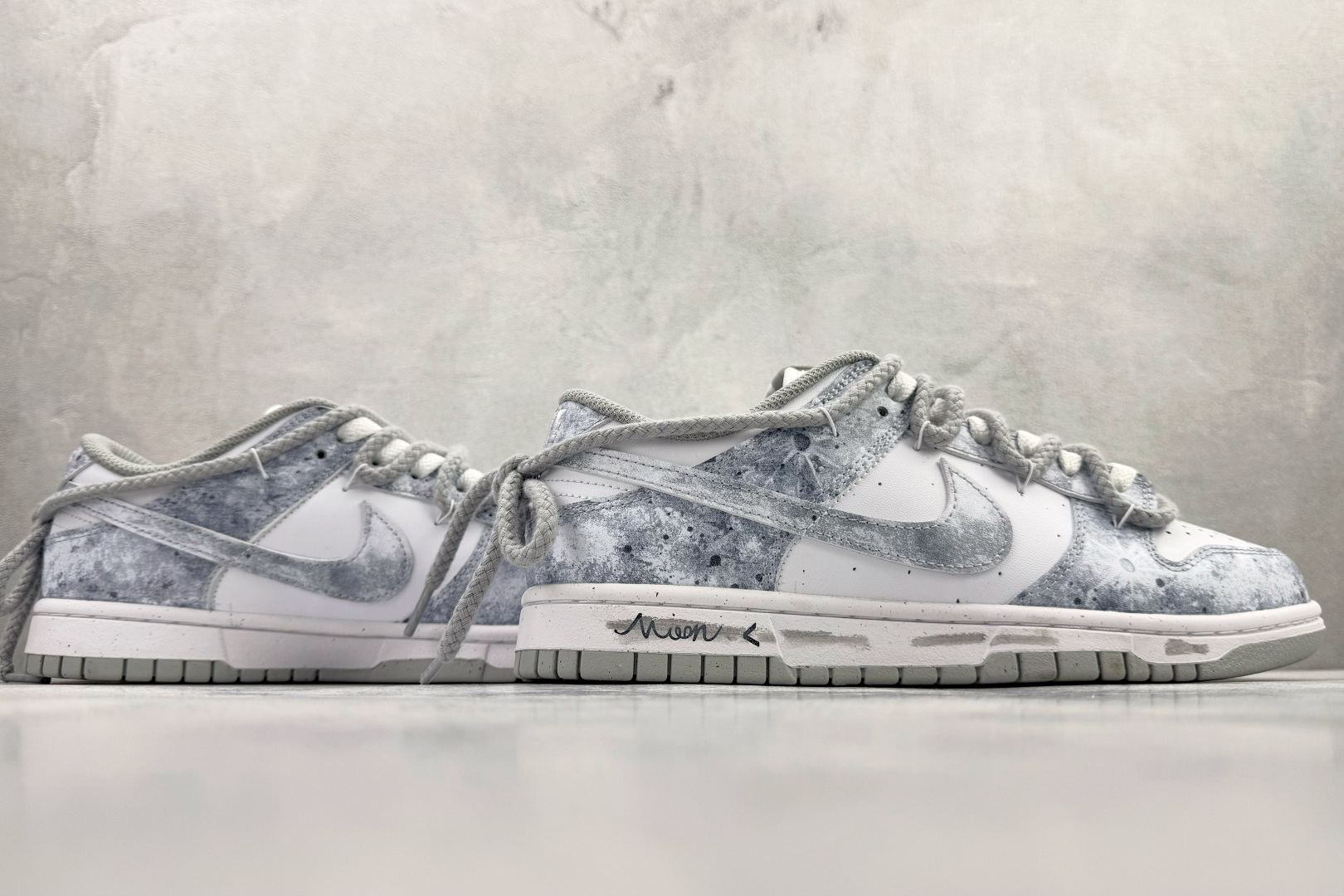 300 定制球鞋Nike Dunk LOW RETRO 永夜星河 灰白 DD1873-113