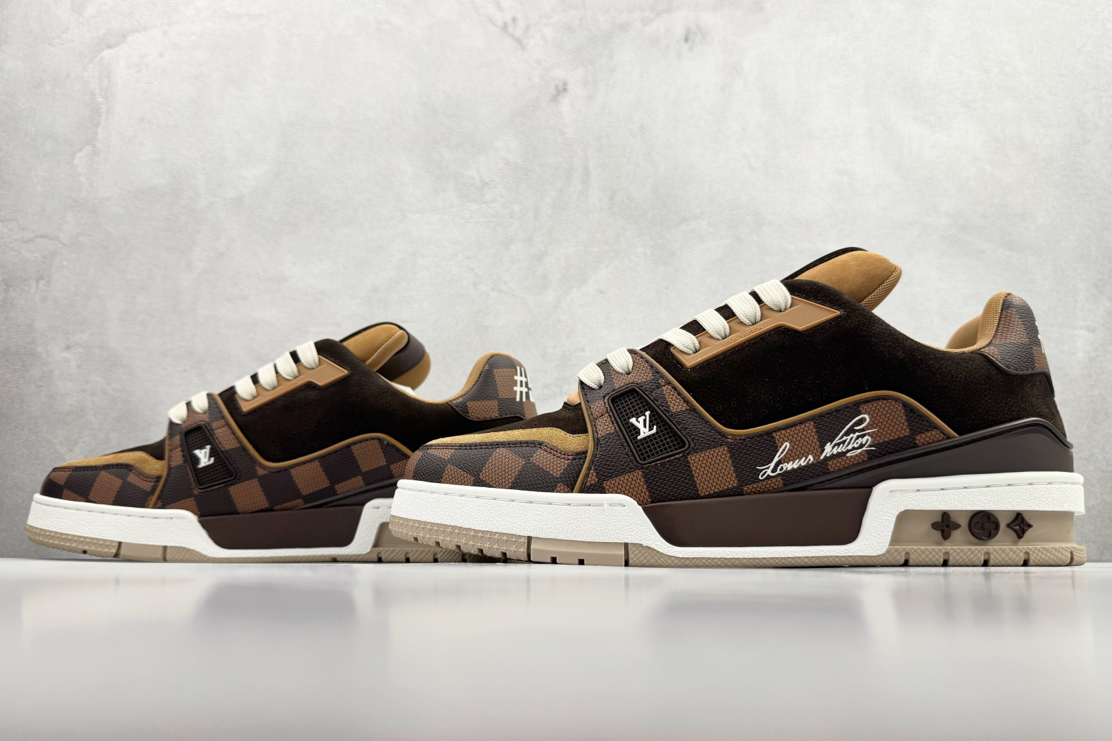 430 顶级纯原 LOUIS VUITTx Nigo 联名款 棕色 1AIN08