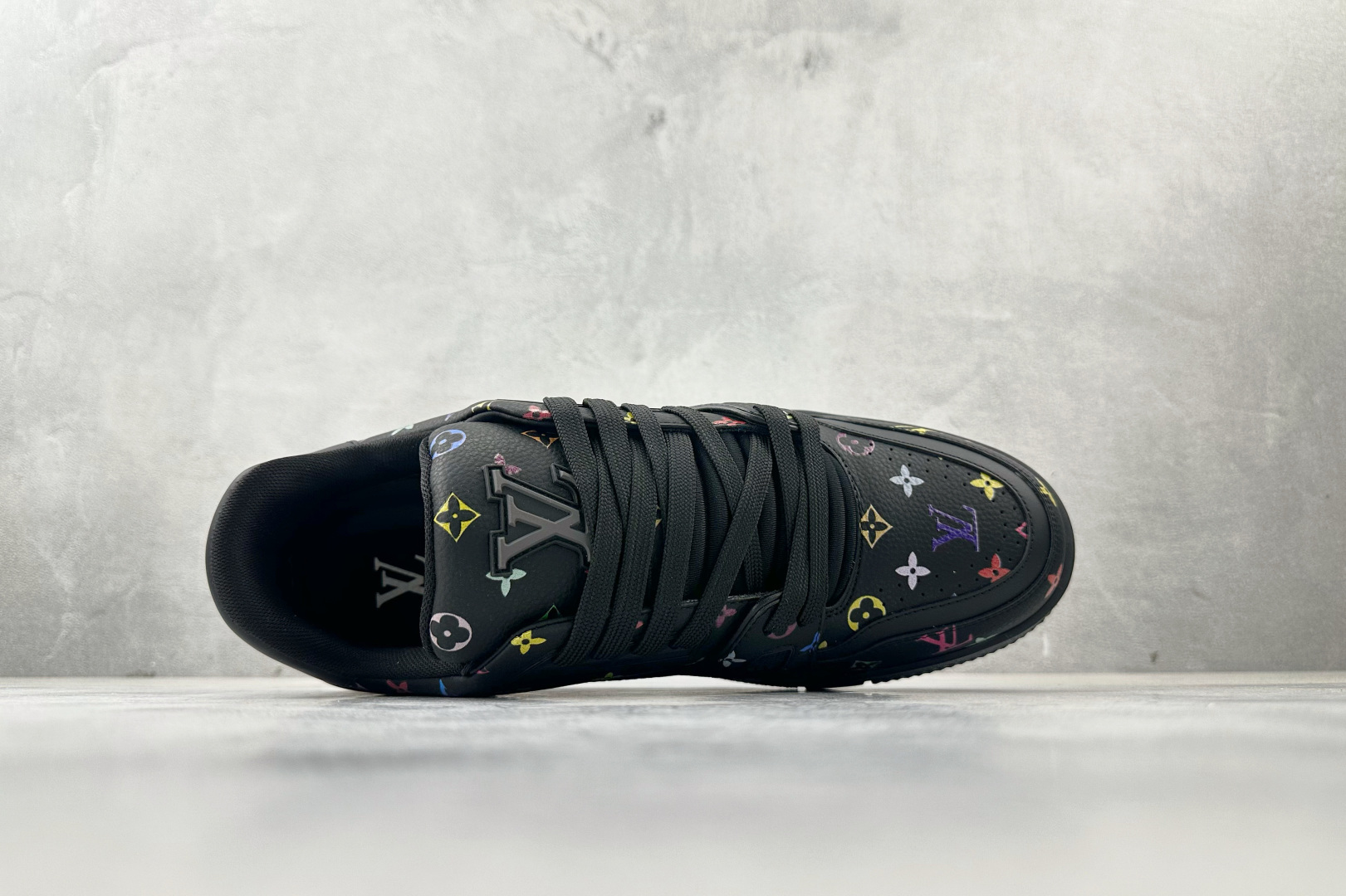 430 顶级纯原 村上隆/Takashi Murakami x LOUIS VUITTTrainer 黑色 1AGZE1