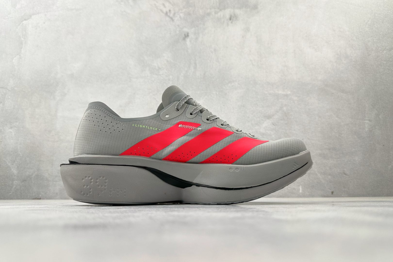 210 平台订单 adidAdizero Adios 5 M 灰红 K18296