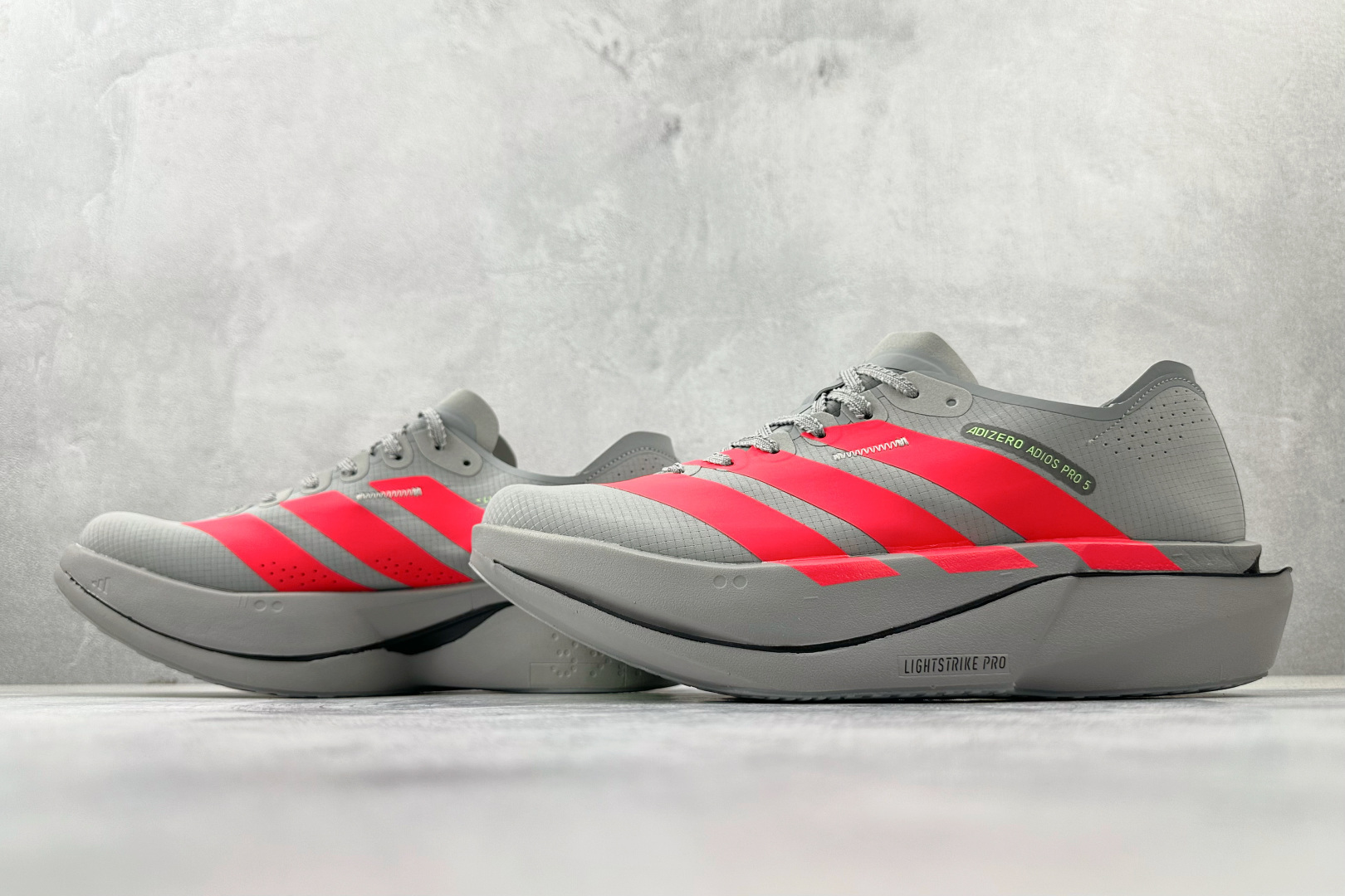 210 平台订单 adidAdizero Adios 5 M 灰红 K18296