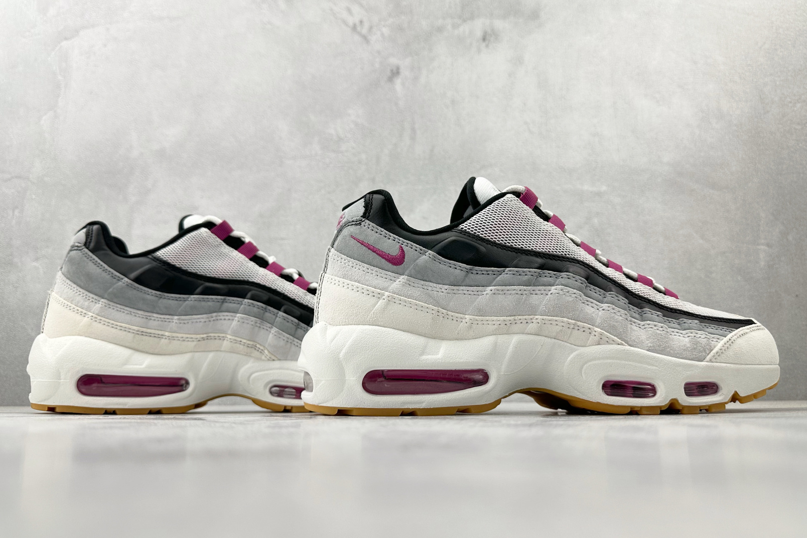 380 顶级纯原 完美复刻 Nike SB x Nike Air Max 95 “Summit White/PhotDust”浅灰色 HF7545-100