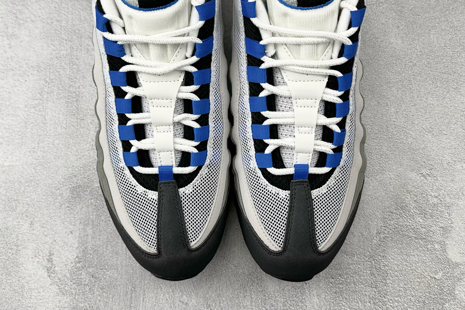 360 顶级纯原 完美复刻 Nike Air Max 95 Blue Spark 灰黑蓝 IM7410-100