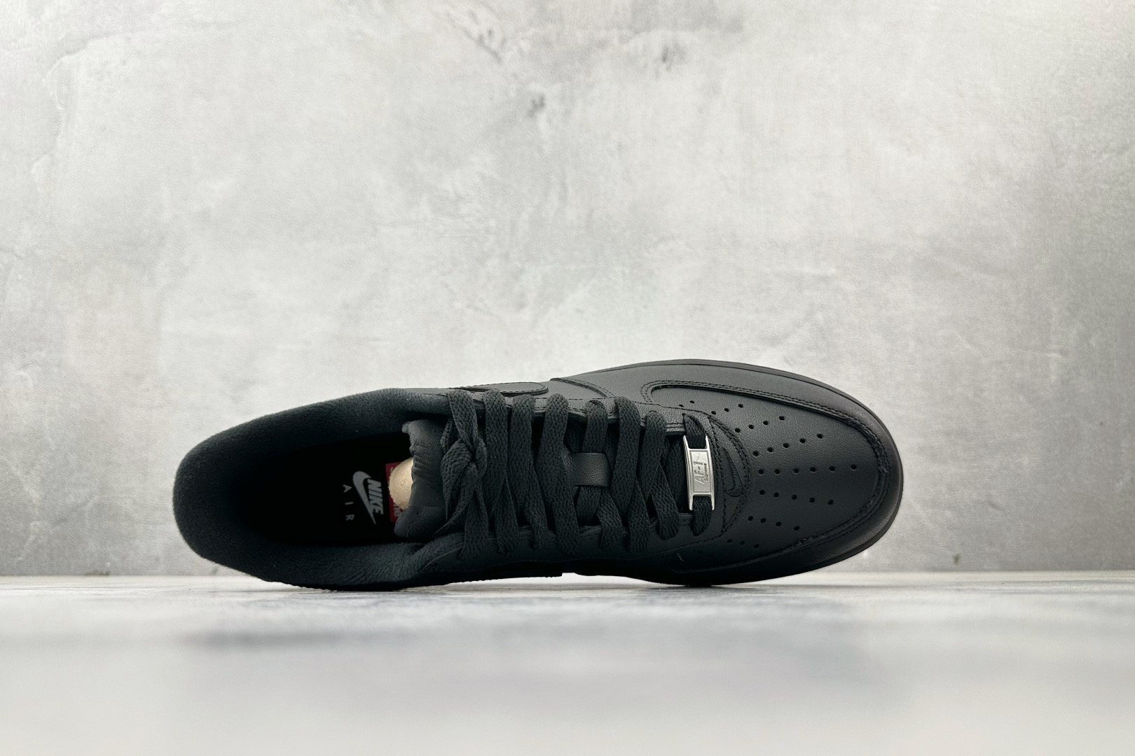 250 原厂皮 Supreme x Nike Air Force 1 黑色 CU9225-001