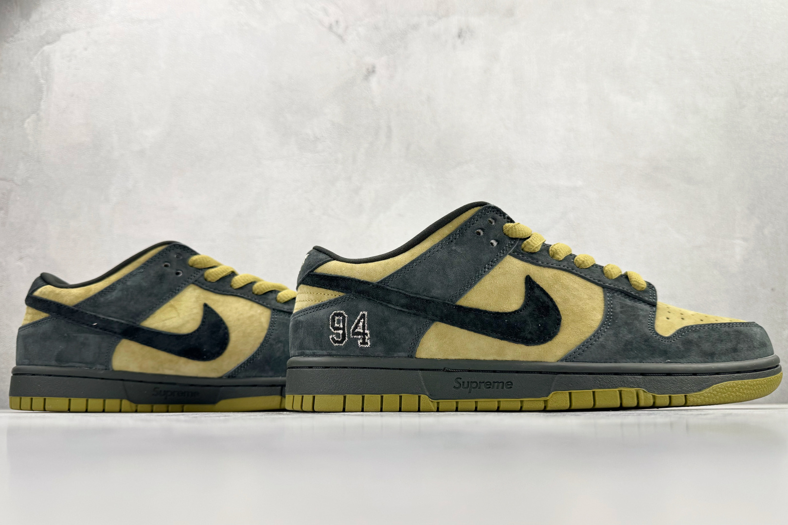 220 免检版 配色齐全 Nike x Supreme Dunk SB Dunk Low 黄黑 HQ8487-300