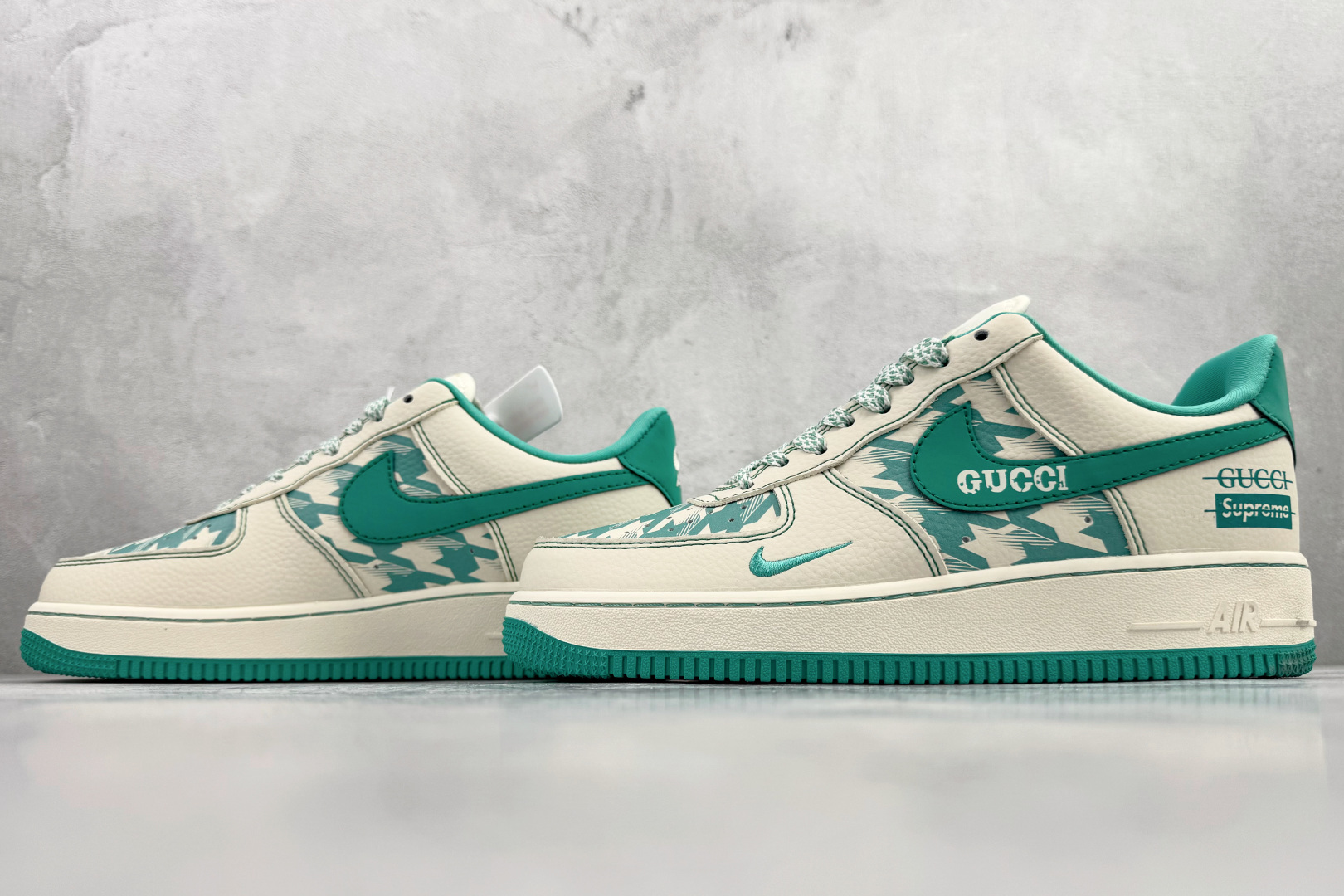 Nike Air Force 1 Low “Gucci supreme ” 白绿 XL1979-124-莆田鞋,莆田鞋货源,高仿鞋,高仿鞋货源,安福档口,莆田高仿鞋,莆田鞋批发,高仿鞋批发,莆田高仿运动鞋,高仿运动鞋,莆田运动鞋 Nike Air Force 1 Low “Gucci supreme ” 白绿 XL1979-124