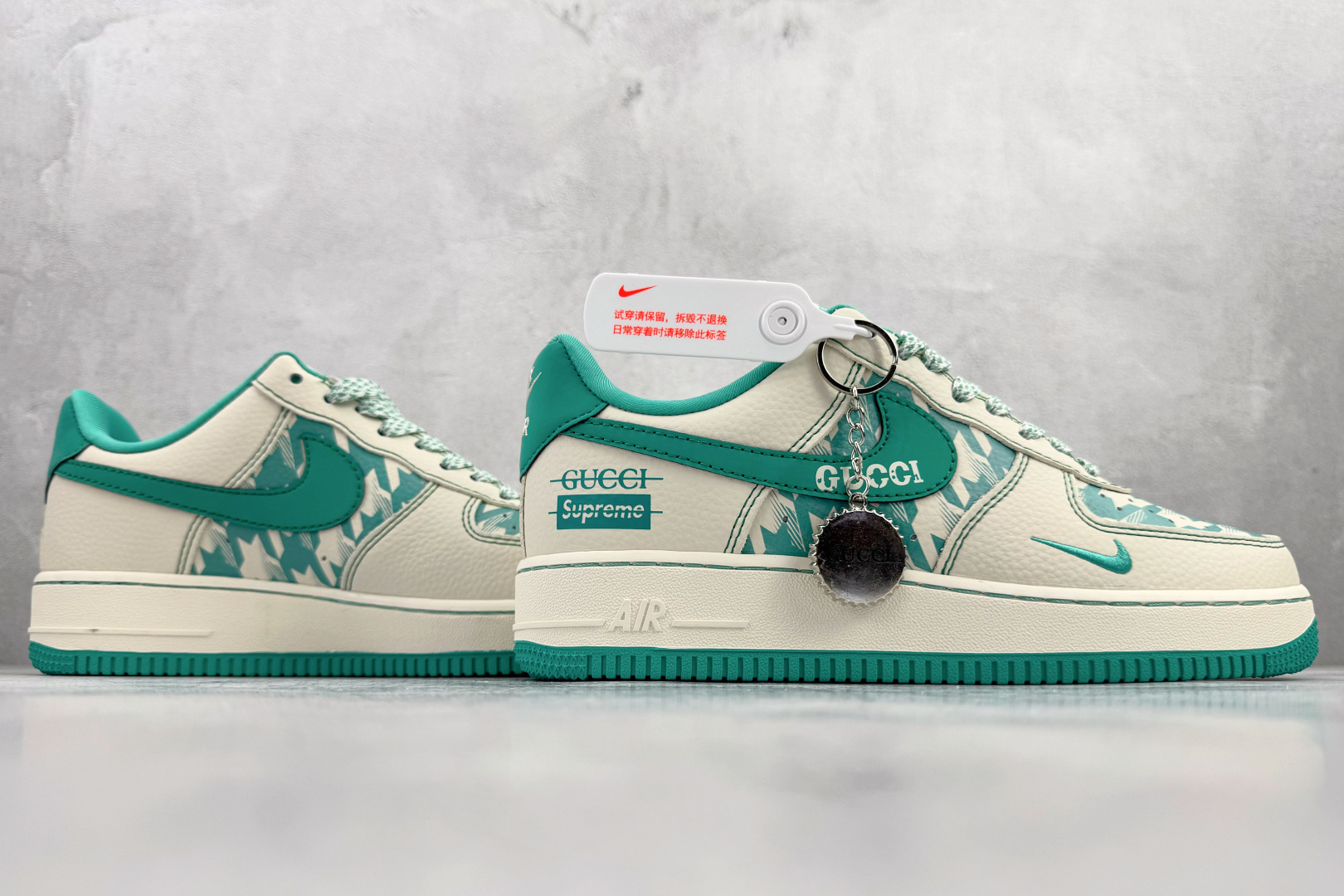 Nike Air Force 1 Low “Gucci supreme ” 白绿 XL1979-124-莆田鞋,莆田鞋货源,高仿鞋,高仿鞋货源,安福档口,莆田高仿鞋,莆田鞋批发,高仿鞋批发,莆田高仿运动鞋,高仿运动鞋,莆田运动鞋 Nike Air Force 1 Low “Gucci supreme ” 白绿 XL1979-124