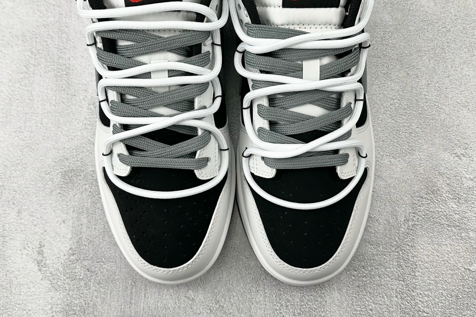 定制球鞋Nike Dunk Low Retro 幽影骑士 白黑灰 WG0716-152