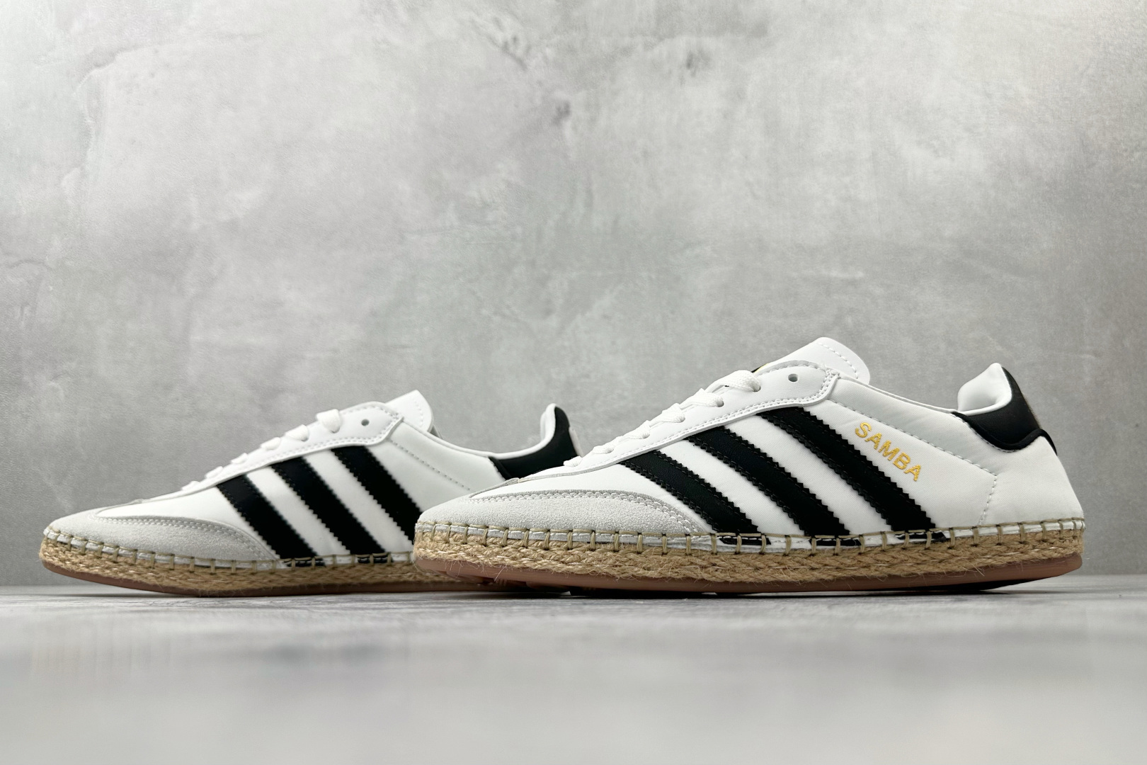 出口订单 CLx adidoriginals Samba Espadrille 白色 KJ0274