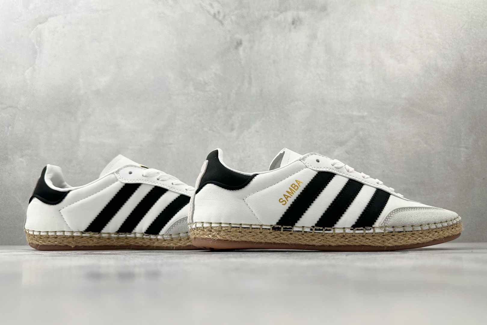 出口订单 CLx adidoriginals Samba Espadrille 白色 KJ0274