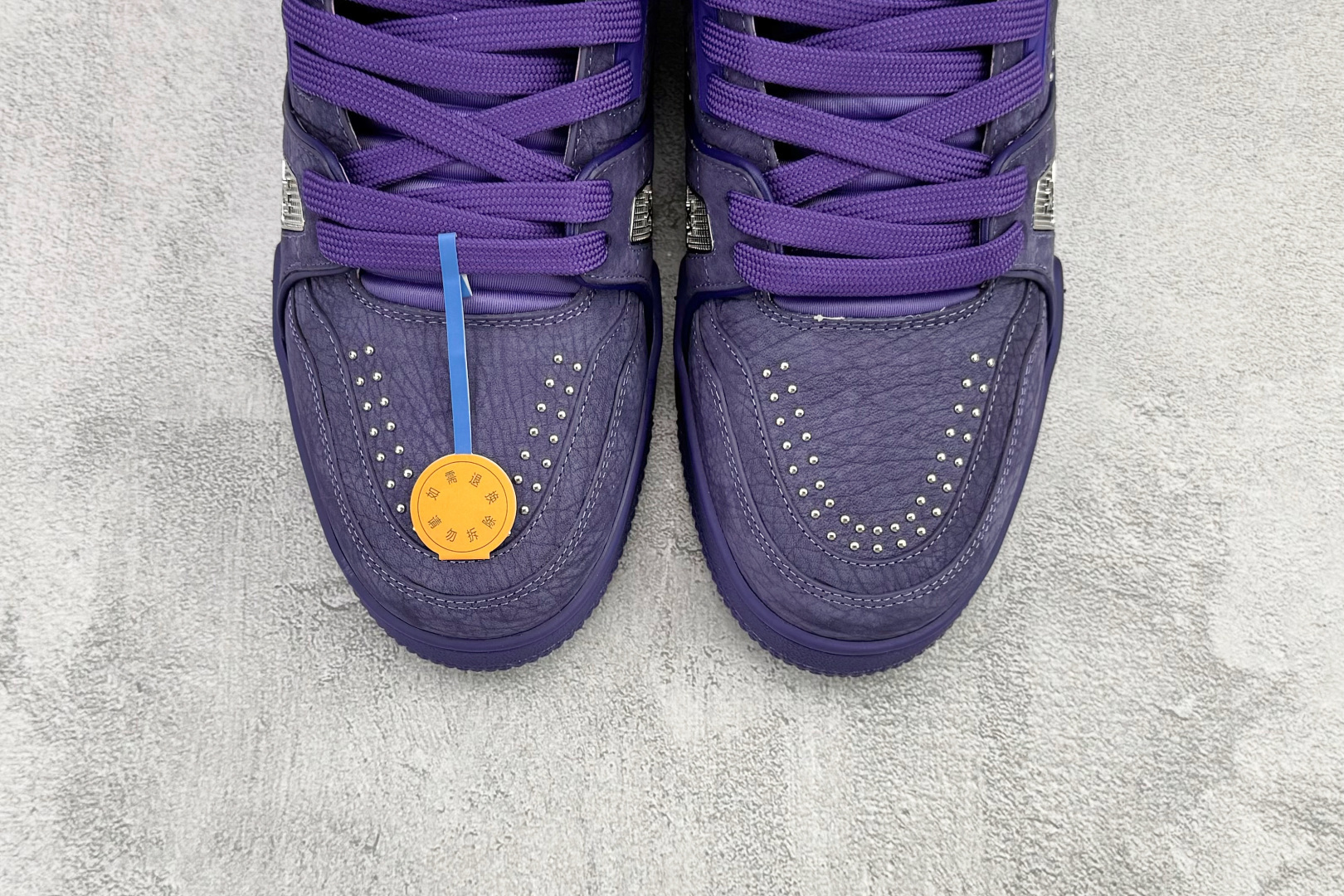 顶级纯原 LOUIS VUITTTrainer 紫色 1ADHAE