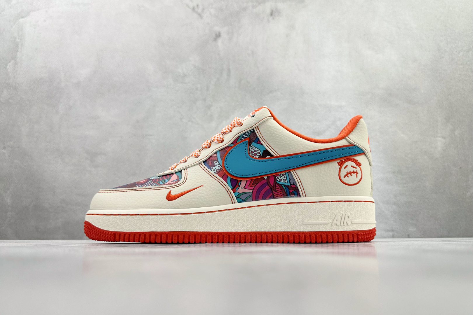 Nike Air Force 1’07 Low 白橙蓝 XL1979-125