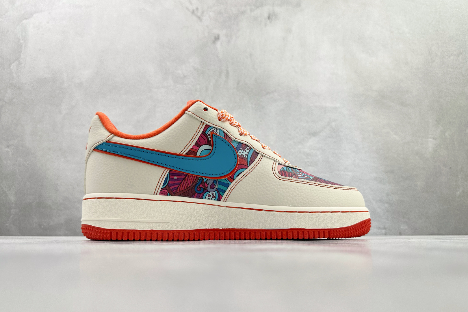 Nike Air Force 1'07 Low 白橙蓝 XL1979-125