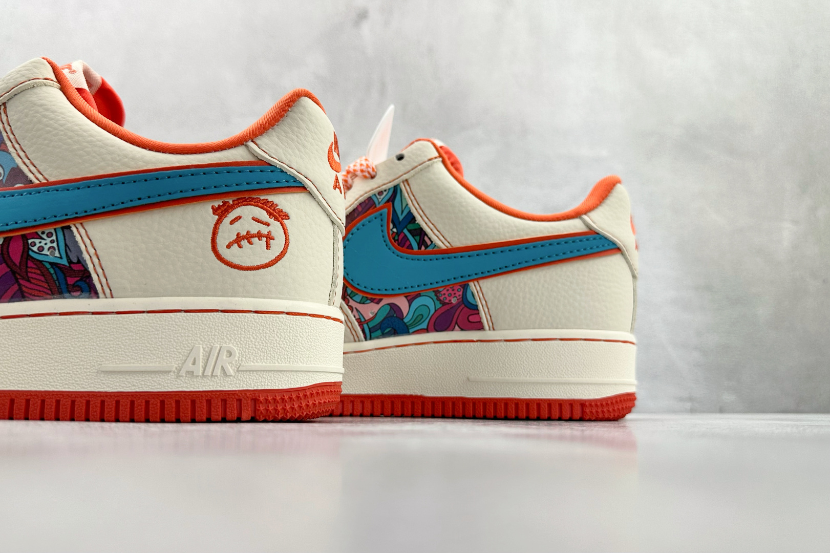 Nike Air Force 1'07 Low 白橙蓝 XL1979-125