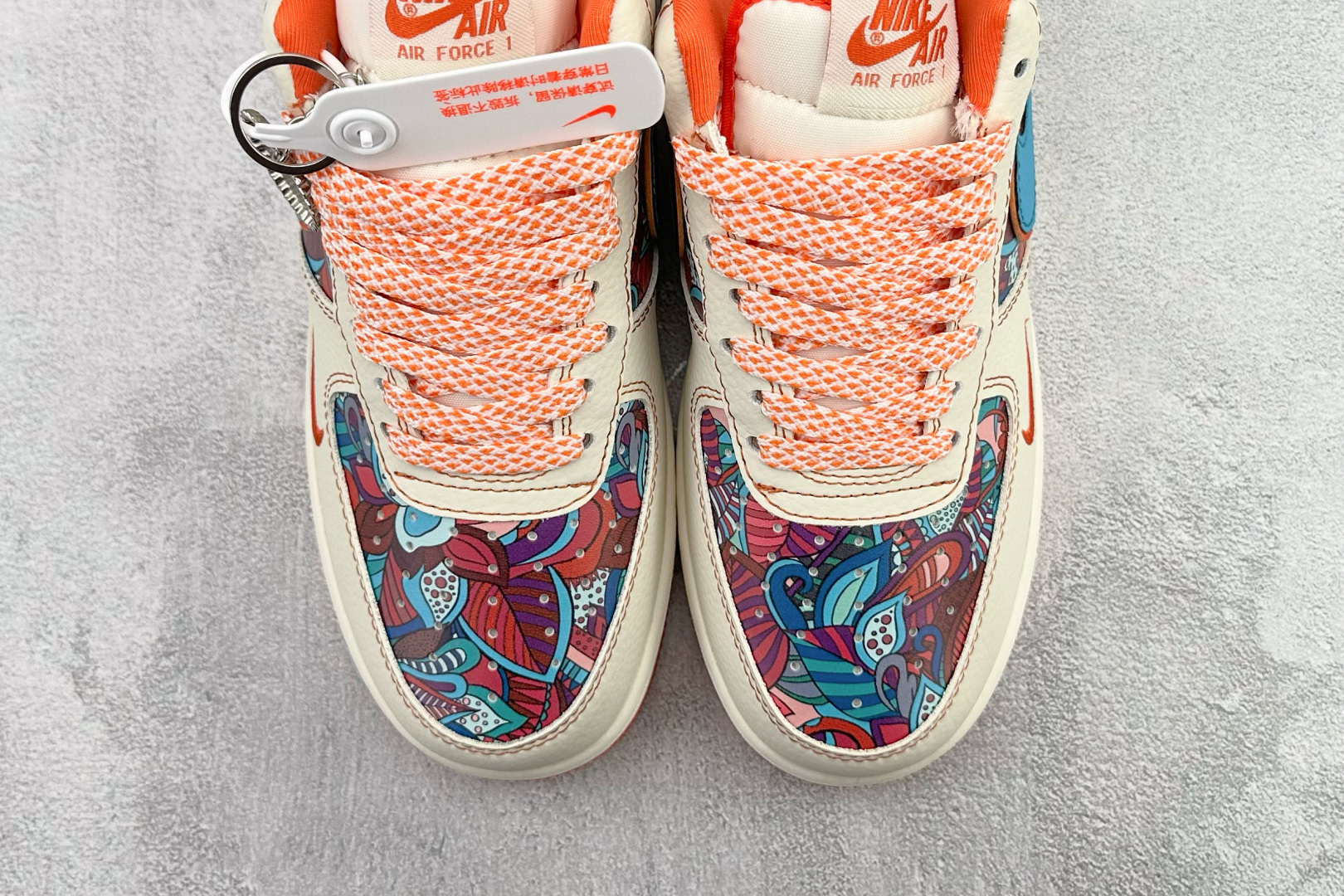 Nike Air Force 1'07 Low 白橙蓝 XL1979-125