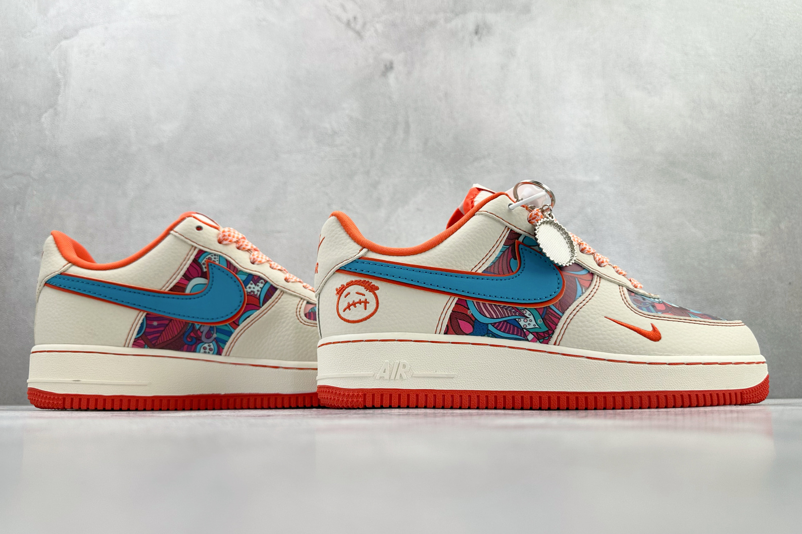 Nike Air Force 1'07 Low 白橙蓝 XL1979-125