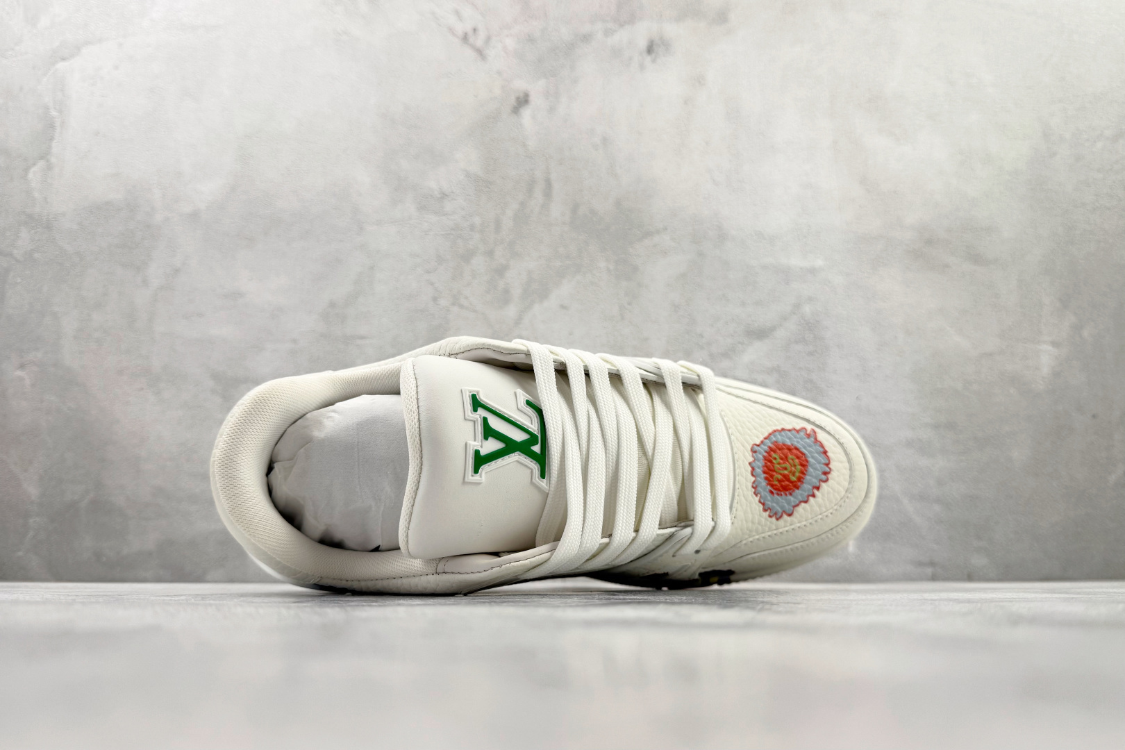 顶级纯原 草间弥生/Yayoi Kusama x LOUIS VUITTTrainer 白色 1ABD3E-莆田鞋,莆田鞋货源,高仿鞋,高仿鞋货源,安福档口,莆田高仿鞋,莆田鞋批发,高仿鞋批发,莆田高仿运动鞋,高仿运动鞋,莆田运动鞋 顶级纯原 草间弥生/Yayoi Kusama x LOUIS VUITTTrainer 白色 1ABD3E