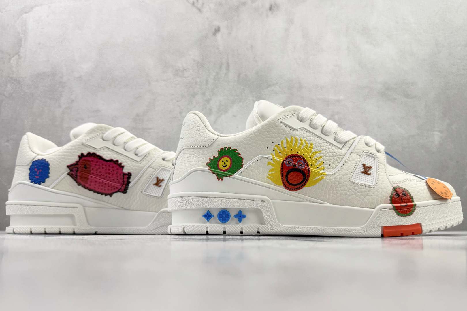 顶级纯原 草间弥生/Yayoi Kusama x LOUIS VUITTTrainer 白色 1ABD3E-莆田鞋,莆田鞋货源,高仿鞋,高仿鞋货源,安福档口,莆田高仿鞋,莆田鞋批发,高仿鞋批发,莆田高仿运动鞋,高仿运动鞋,莆田运动鞋 顶级纯原 草间弥生/Yayoi Kusama x LOUIS VUITTTrainer 白色 1ABD3E