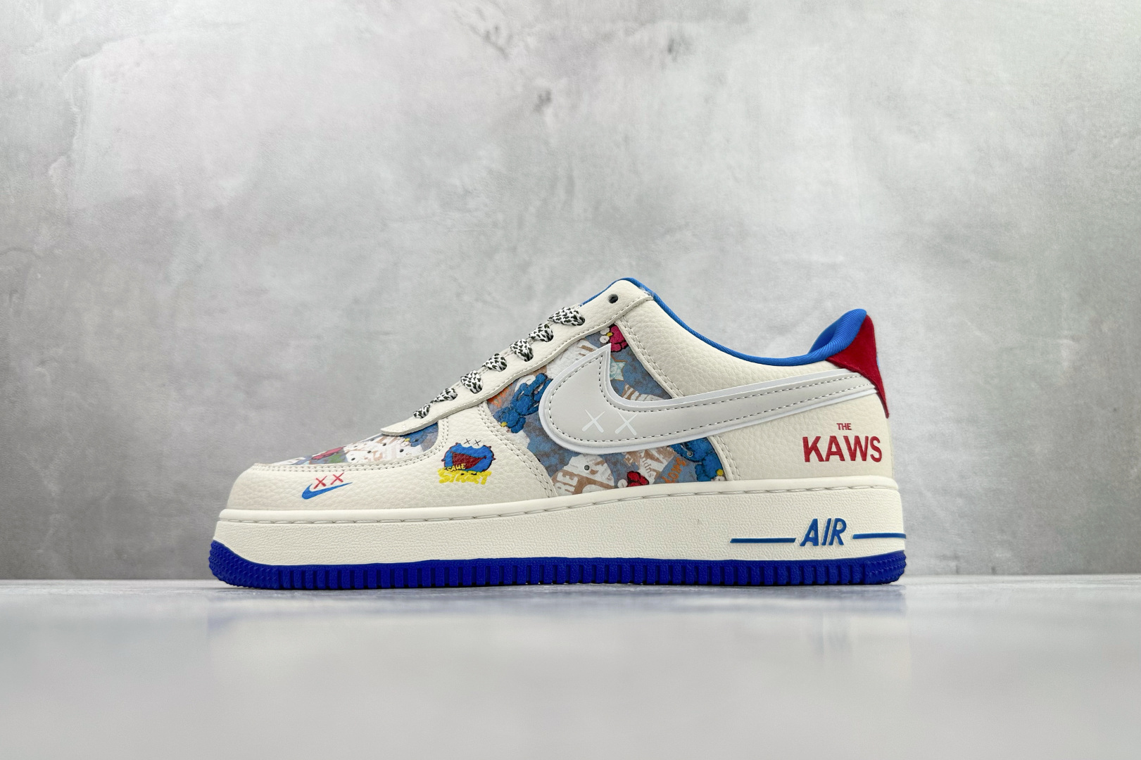 Nike Air Force 1’07 Low KAWS 米白蓝 SY1388-017