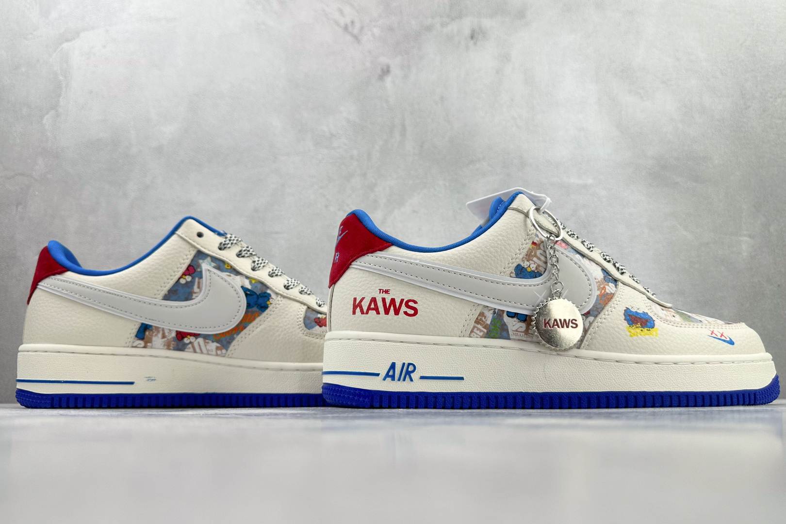 Nike Air Force 1'07 Low KAWS 米白蓝 SY1388-017