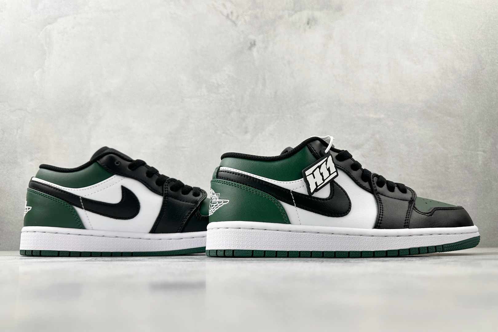 Jordan Air Jordan 1 low ”green toe” 黑绿脚趾 553558-371