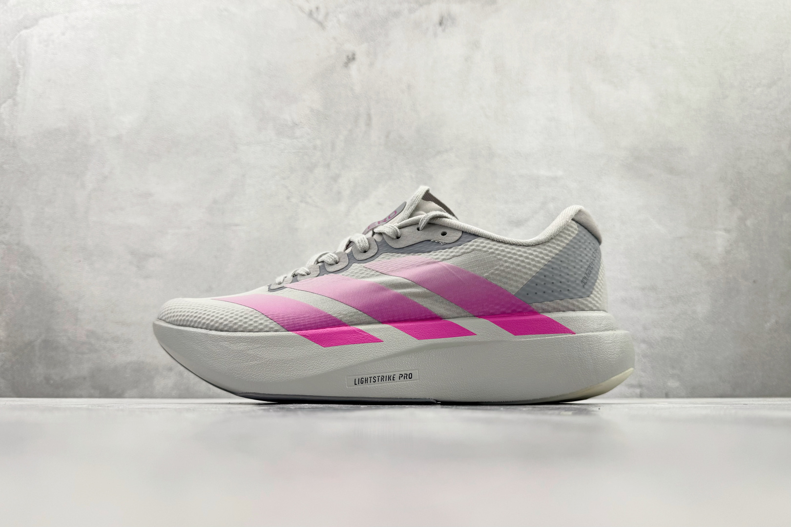 纯原 adidAdizero Evo SL 灰粉 JR2026