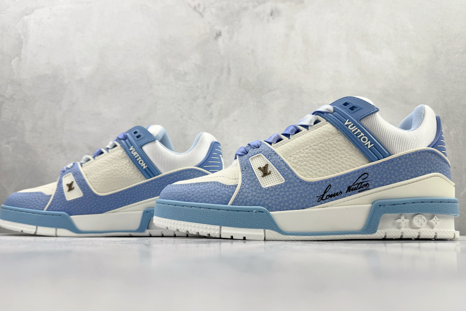 顶级纯原 LOUIS VUITTTrainer 海蓝色 1AD6BI