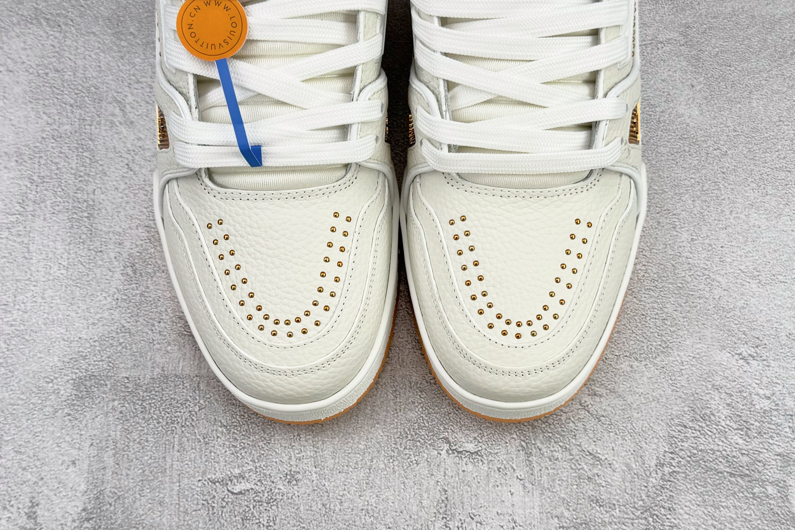 顶级纯原 LOUIS VUITTTrainer 白橙 1AHTGO