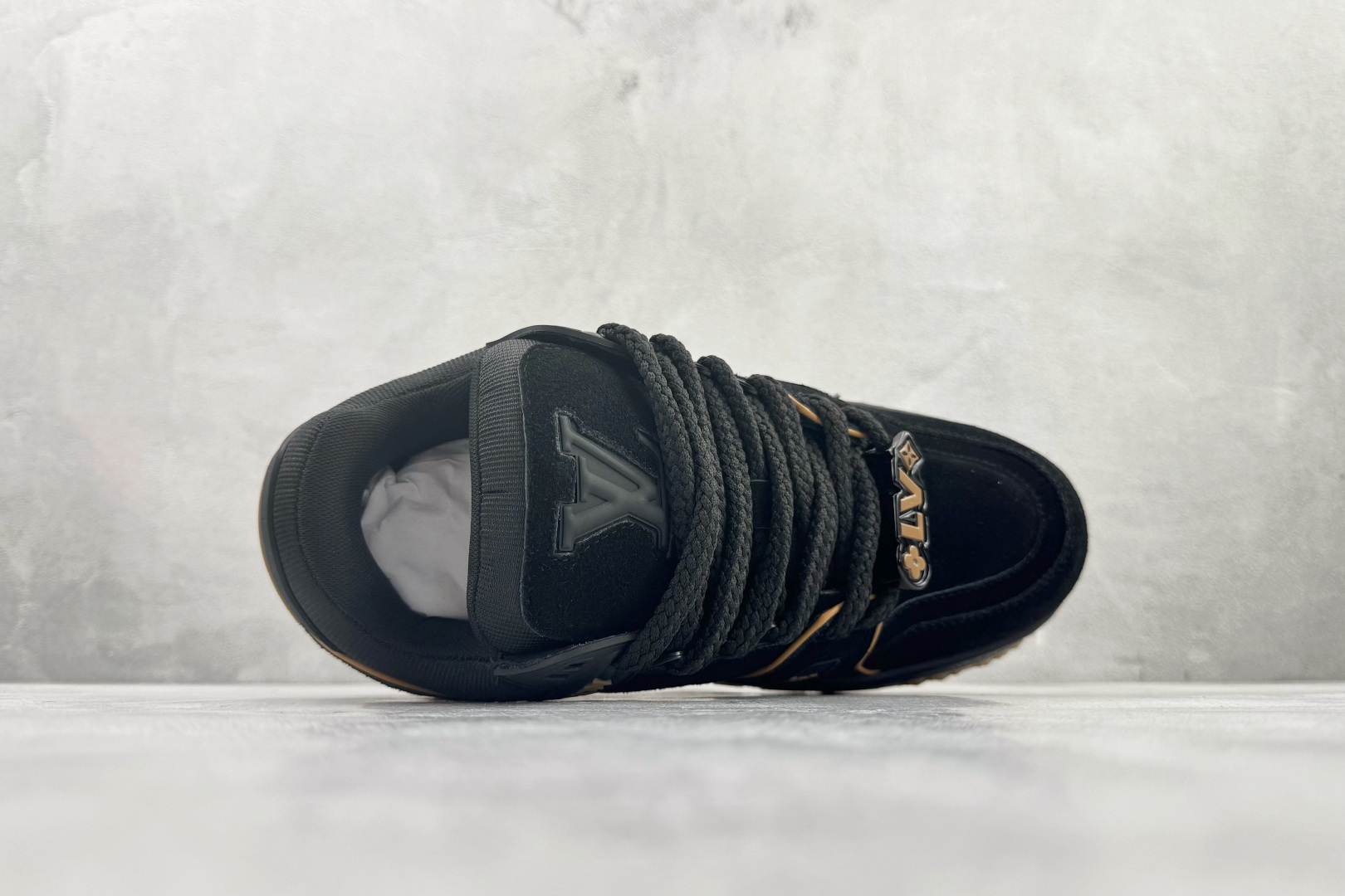 顶级纯原 LOUIS VUITTTrainer Maxi 小胖丁 黑色 1ABM30