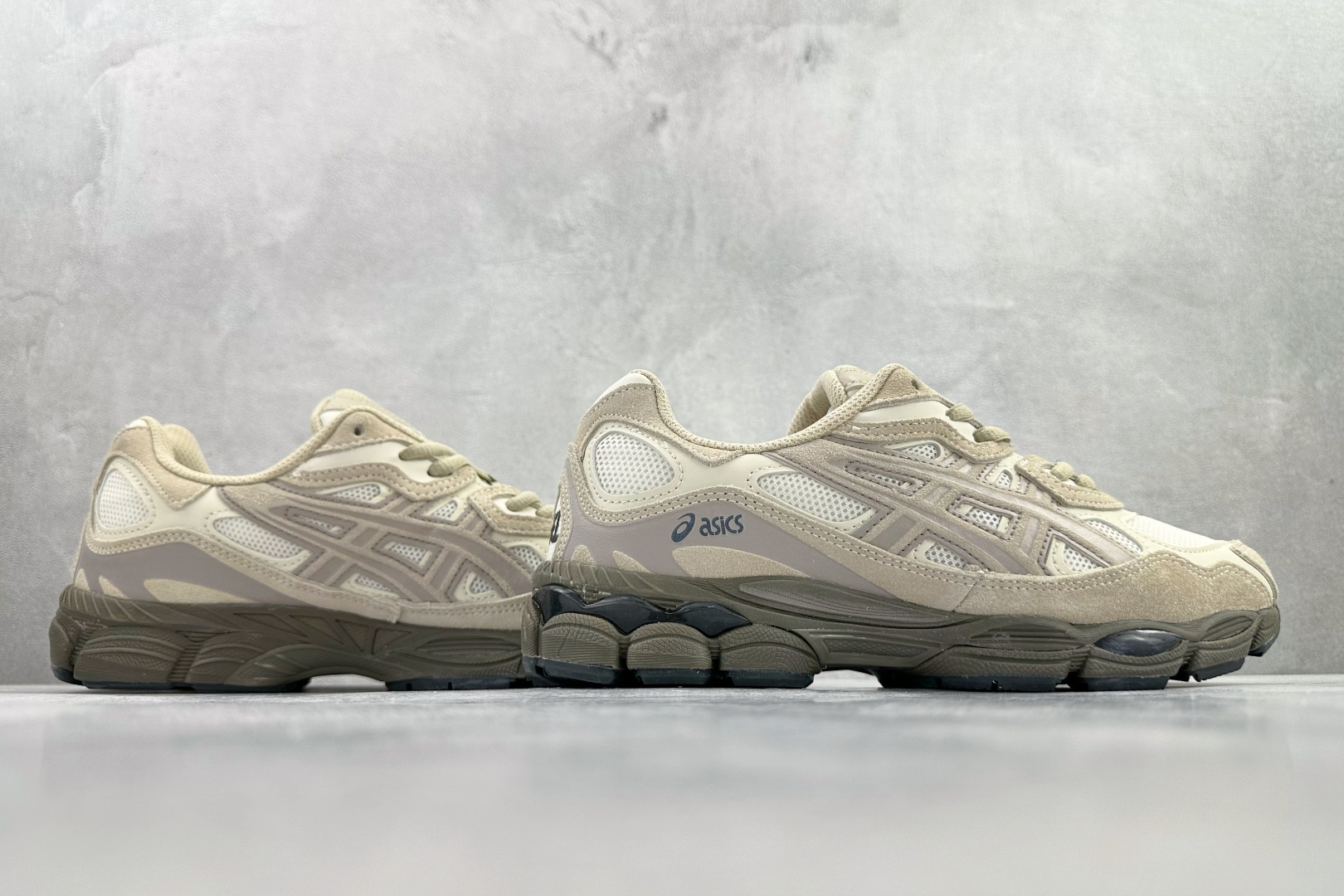 外贸订单 配色齐全 正确版本 完美还原 ASICS GEL-N褐色 1203A383-105