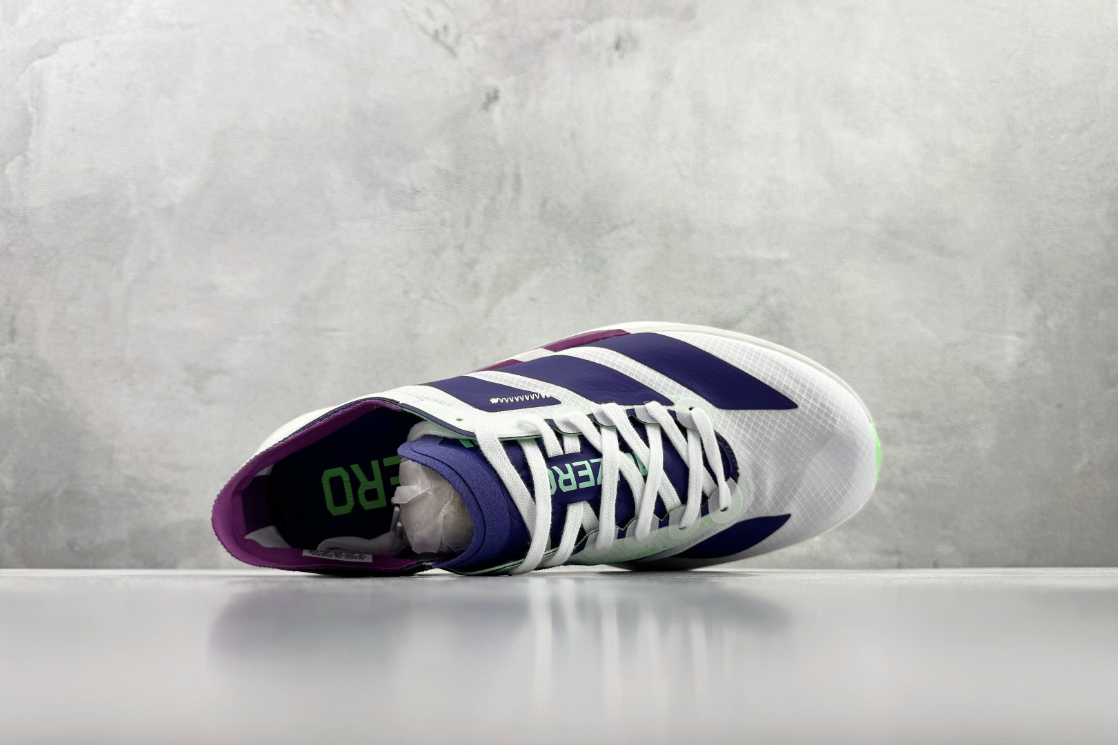 纯原 adidAdizero Adios Pro 4 白紫 JR1656