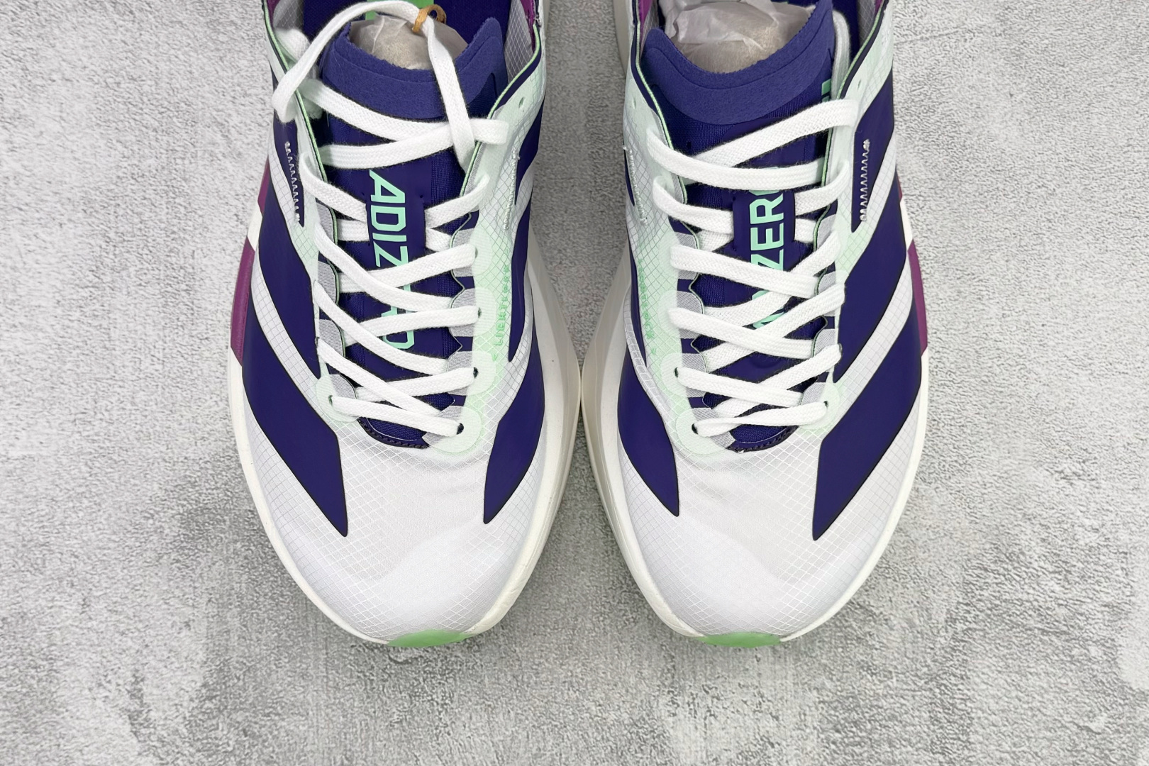 纯原 adidAdizero Adios Pro 4 白紫 JR1656