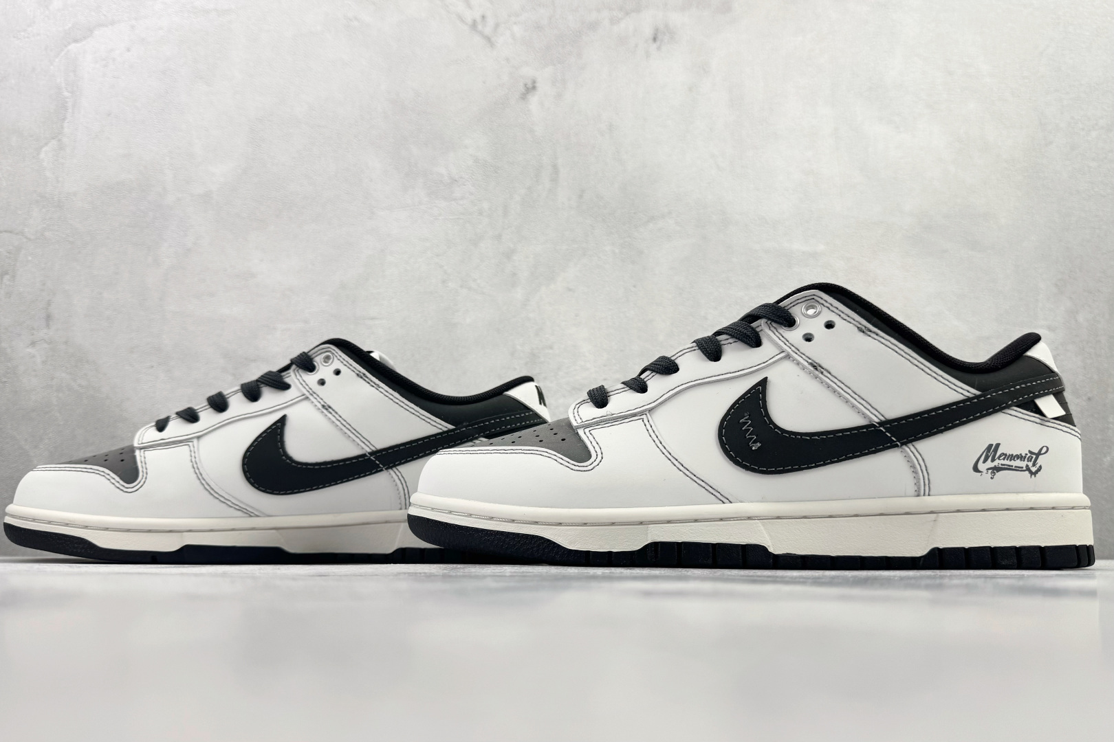 定制球鞋 Nike Dunk Low Retro 神佑 黑白 WB0414-026