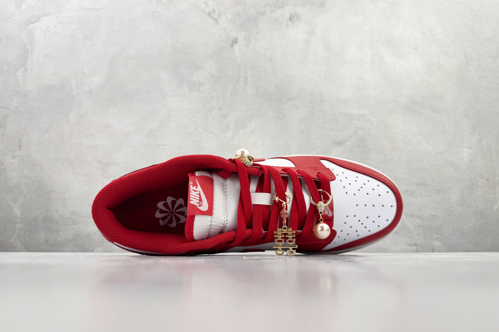 定制球鞋Nike Dunk 天长地久 红白 DD1873-116