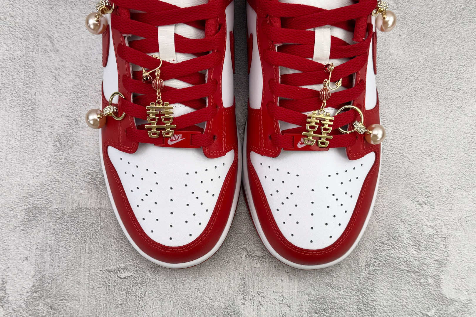 定制球鞋Nike Dunk 天长地久 红白 DD1873-116