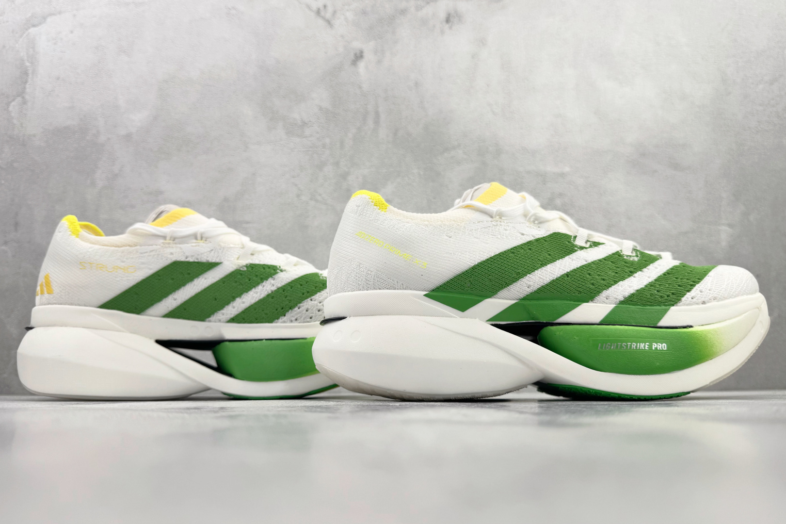 adidAdizero Prime X 3.0 Strung 白绿黄 JR0620