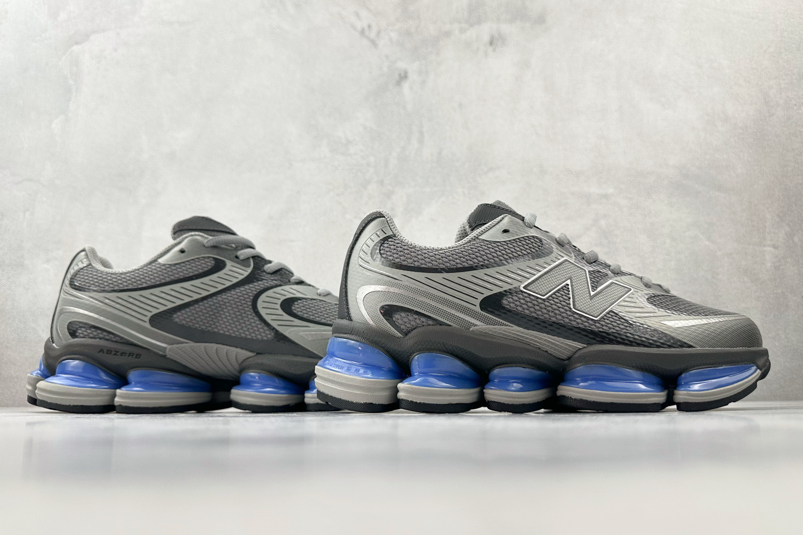 大厂出品 New Balance ABZORB 2000 灰蓝 U20009MT