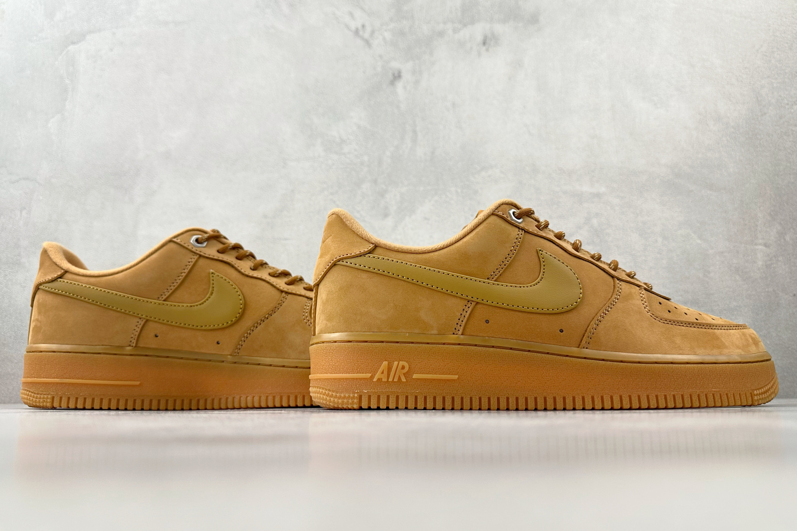 Max版 本地原厂皮 Nike Air Force 1 Low 小麦色货号：CJ9179-200尺码：3