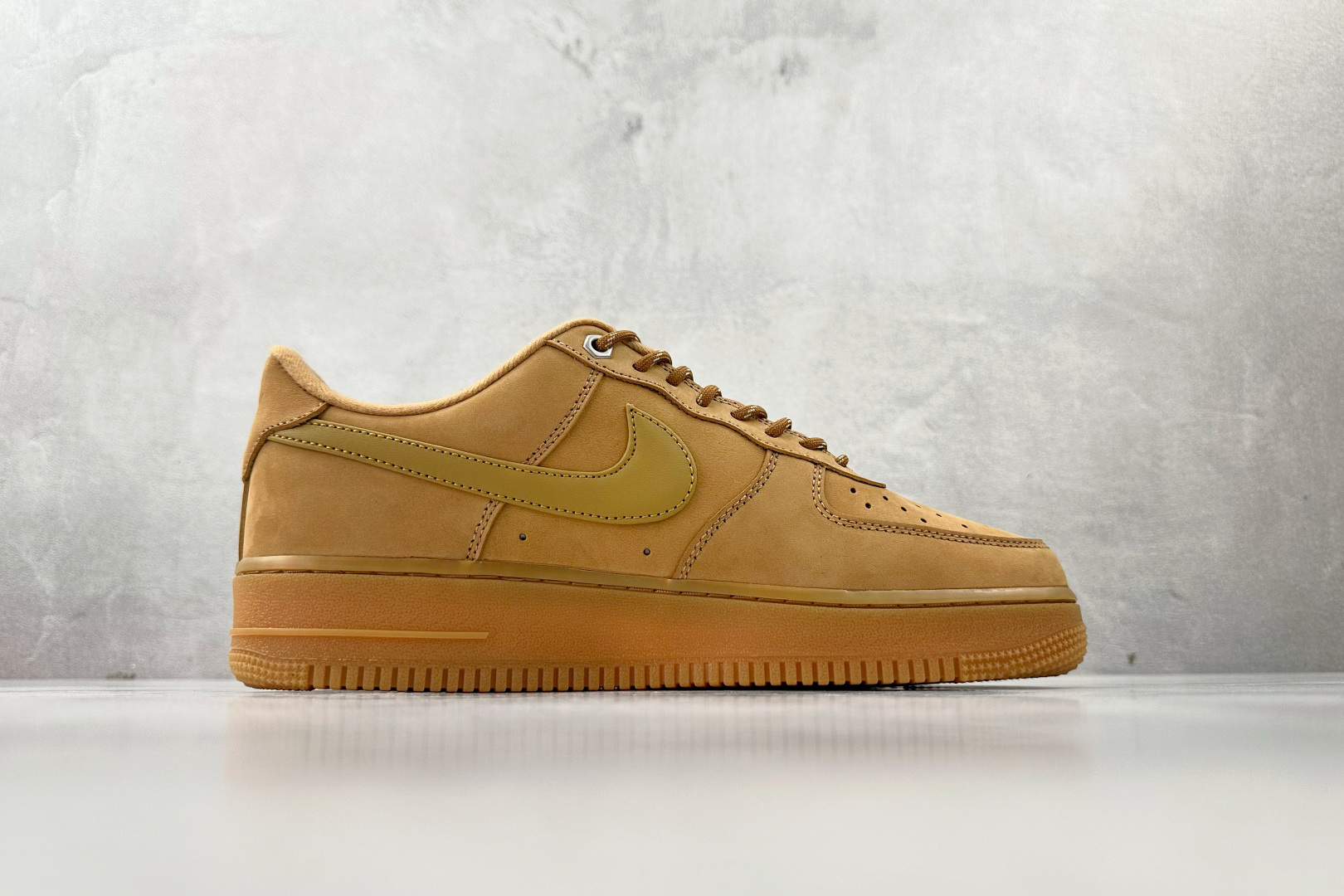 Max版 本地原厂皮 Nike Air Force 1 Low 小麦色货号：CJ9179-200尺码：3