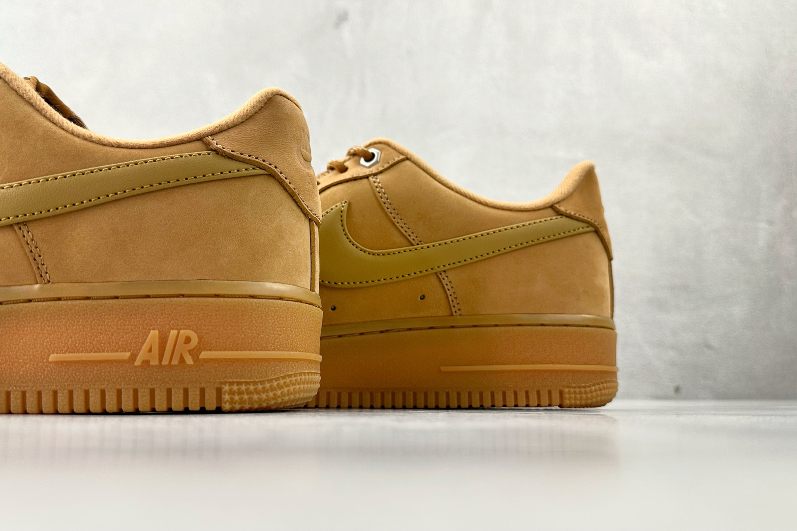 Max版 本地原厂皮 Nike Air Force 1 Low 小麦色货号：CJ9179-200尺码：3