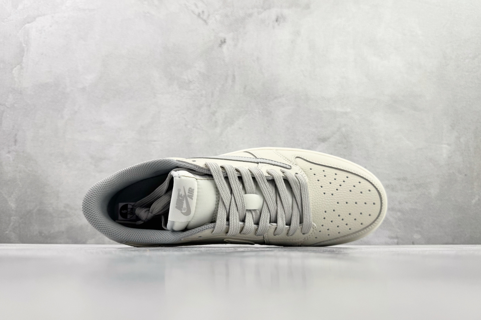 定制 Air Jordan 1 Low ow SP 倒钩 联名 白灰 LK1099-062