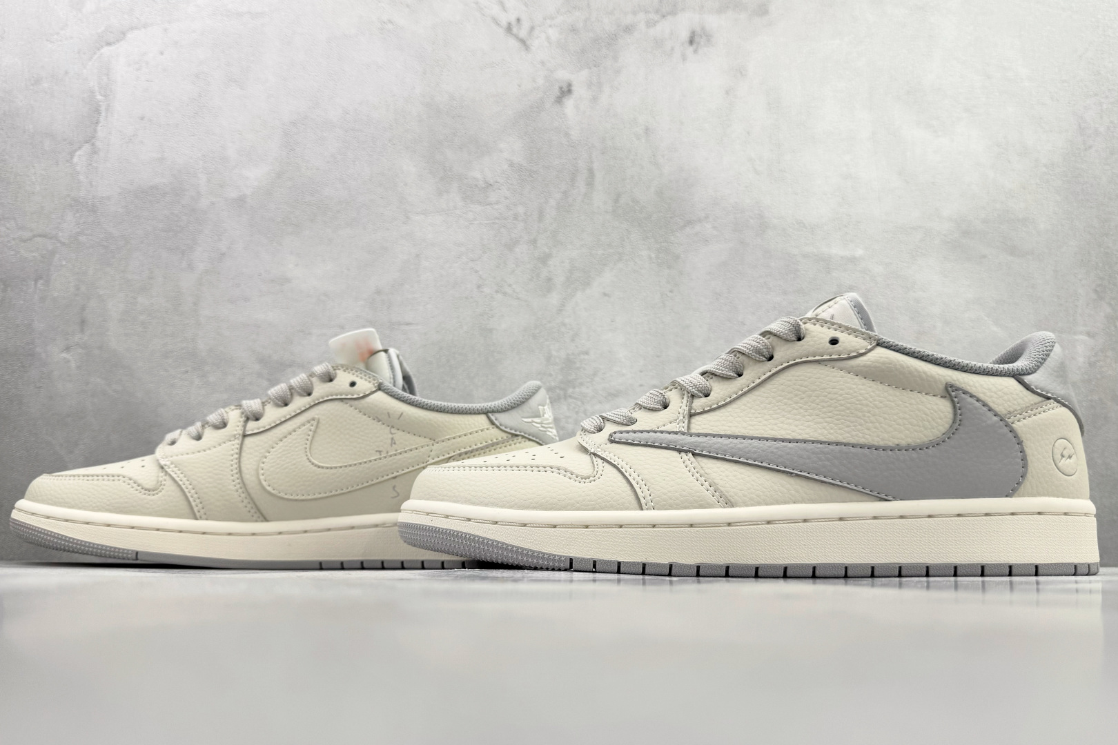定制 Air Jordan 1 Low ow SP 倒钩 联名 白灰 LK1099-062