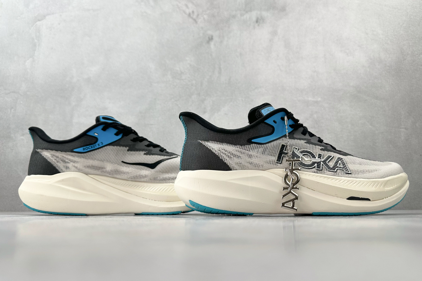 平台专供 HOKA ONE ONE Rocket X 灰黑 1168724-WBLC