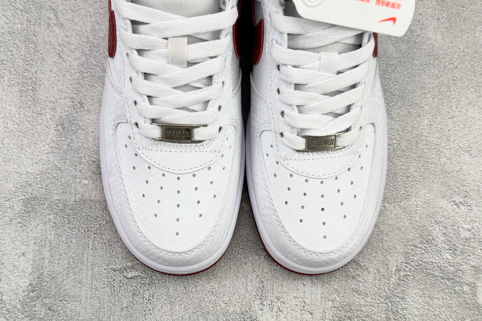 Kobe Bryant x Nike Air Force 1 Low “White and Team Red” 白红 IB0018-101