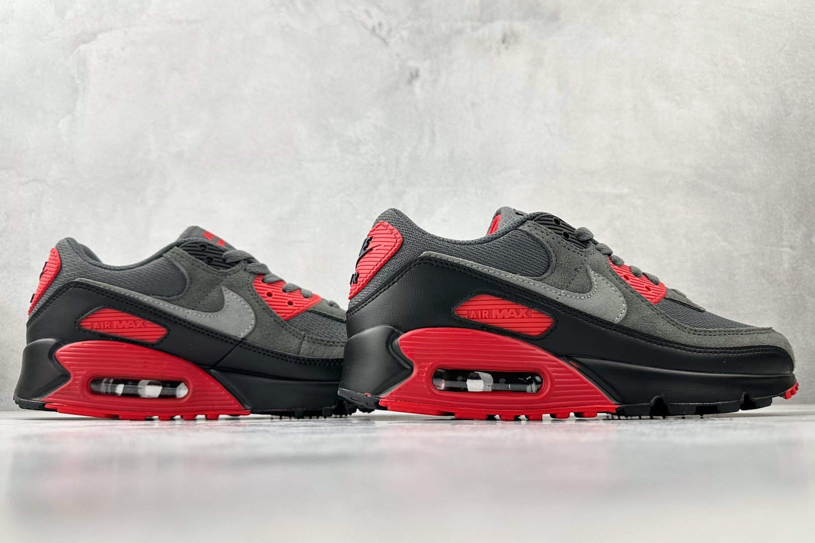 平台专供 Nike Air Max 90 灰红黑 DM0029-007-Top High Quatity Cheap Sneakers Fashion Clothing Clothes Bags handbags Shoes of all Brand wholesale With The best Quality And Beautiful Price from China Factory Chinese suppliers wholesaler seller 平台专供 Nike Air Max 90 灰红黑 DM0029-007